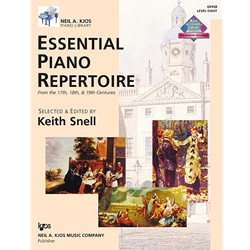 Essential Piano Repertoire 17th, 18th, and 19th Centuries: Level 8
