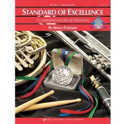 Standard of Excellence Band Method Book 1 - Baritone Bass Clef