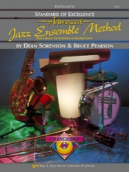 Standard of Excellence Advanced Jazz Ens Method Book/CD - Horn