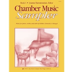 Chamber Music Sampler, Book 1 - Violin, Cello and Piano