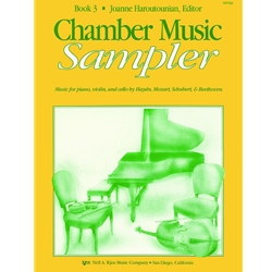 Chamber Music Sampler, Book 3 - Violin, Cello and Piano