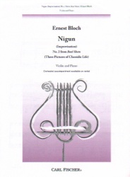Nigun from Baal Shem No. 2 - Violin and Piano