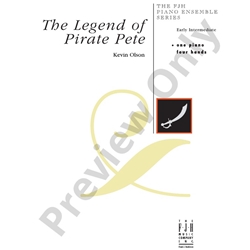 Legend of Pirate Pete - 1 Piano 4 Hands