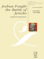 Joshua Fought the Battle of Jericho - 1 Piano 4 Hands