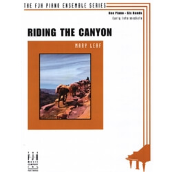 Riding the Canyon - 1 Piano 6 Hands