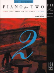 Piano for Two, Book 1 - 1 Piano 4 Hands