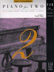 Piano for Two, Book 3 - 1 Piano 4 Hands