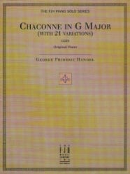 Chaconne in G Major (with 21 Variations), G229 - Piano