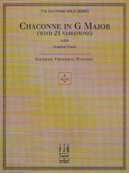 Chaconne in G Major (with 21 Variations), G229 - Piano