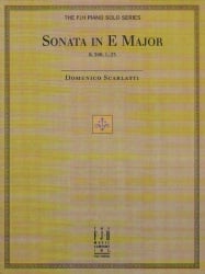 Sonata in E Major, K380, L23 - Piano