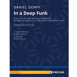 In A Deep Funk - Unaccompanied Baritone Saxophone (or Contrabass Sax/Tubax)