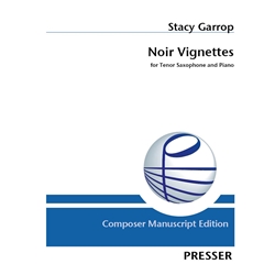 Noir Vignettes - Tenor Saxophone and Piano