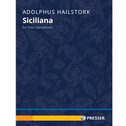 Siciliana - Saxophone Unaccompanied