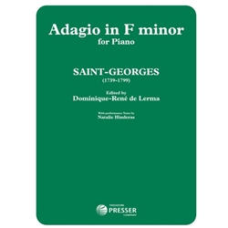 Adagio in F Minor - Piano