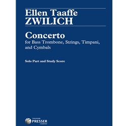 Concerto for Bass Trombone, Strings, Timpani and Cymbals - Solo Part and Study Score