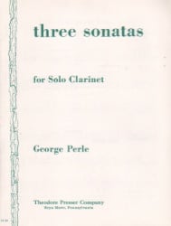 3 Sonatas - Clarinet Unaccompanied