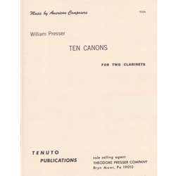 10 Canons - Clarinet Duet