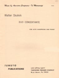 Duo Concertante - Alto Sax and Piano