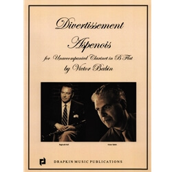 Divertissement Aspenois - Clarinet Unaccompanied