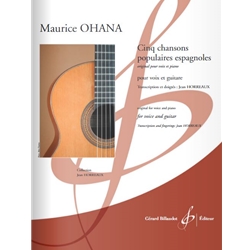 Cinq chansons populaires espagnoles - Voice and Guitar