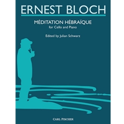 Meditation Hebraique - Cello and Piano