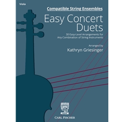 Compatible String Ensembles: Easy Concert Duets - Viola