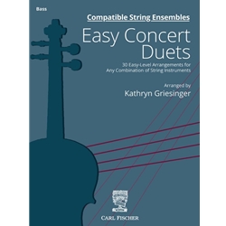 Compatible String Ensembles: Easy Concert Duets - Bass