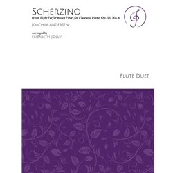 Scherzino from "8 Performance Pieces Op. 55, No. 6" - Flute Duet