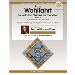 Foundation Studies for the Viola, Book 2 - Book with DVD