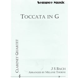 Toccata in G, BWV 916 - Clarinet Quartet