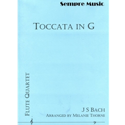 Toccata in G, BWV 916 - Flute Quartet