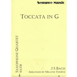 Toccata in G, BWV 916 - Sax Quartet SATB
