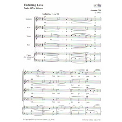 Unfailing Love - SATB