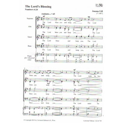 Lord's Blessing - SATB