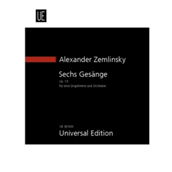 Sechs Gesange Op. 13 - Study Score