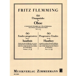 60 Progressive Etudes, Volume 3 - Oboe