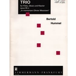 Trio, Op. 95c "In memoriam Olivier Messiaen" - Flute, Oboe, and Piano
