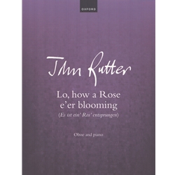 Lo, How a Rose e'er Blooming - Oboe and Piano