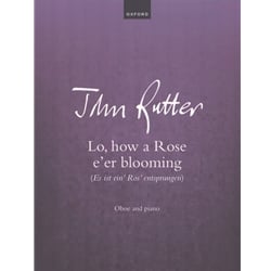 Lo, How a Rose e'er Blooming - Oboe and Piano