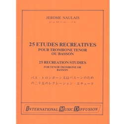 25 Recreation Studies for Trombone or Bassoon