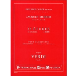 33 Etudes After Verdi - Clarinet