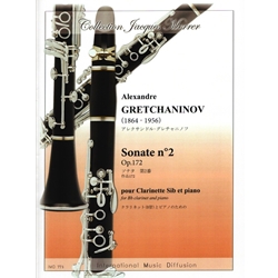 Sonate No. 2 Op 172 - Clarinet and Piano