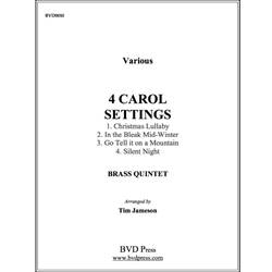 4 Carol Settings - Brass Quintet