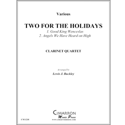 Two for the Holidays - Clarinet Quartet