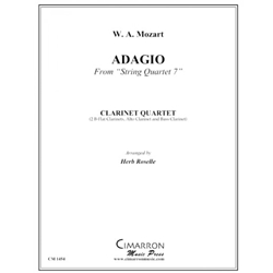 Adagio from "String Quartet 7" - Clarinet Quartet