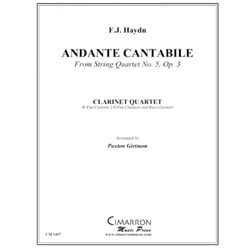 Andante Cantabile from String Quartet No. 5, Op. 3