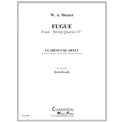 Fugue from "String Quartet 13" - Clarinet Quartet