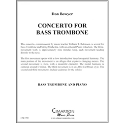Concerto for Bass Trombone - Piano Reduction
