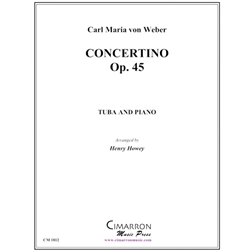Concertino, Op. 45 - Tuba and Piano