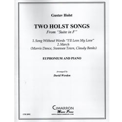 2 Holst Songs - Euphonium and Piano